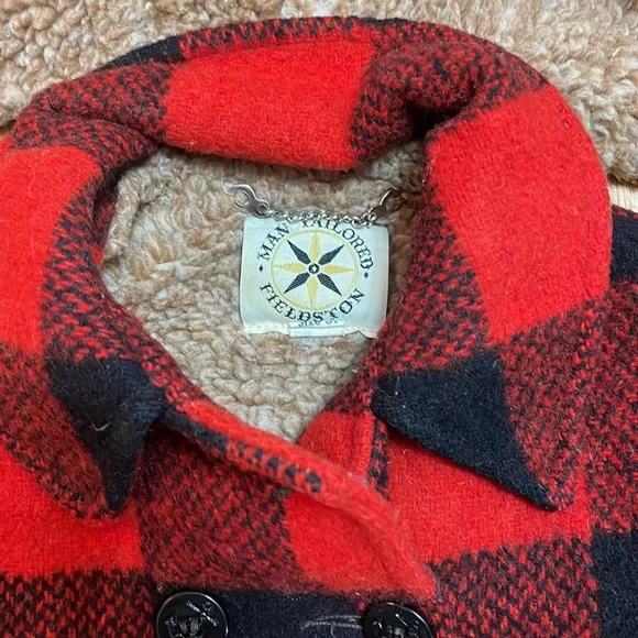 Vintage Buffalo Plaid Fieldston 3T coat with detachable hood